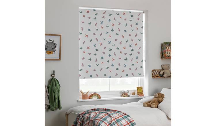 Habitat Birds Print Blackout Roller Blind - Multi - 6ft