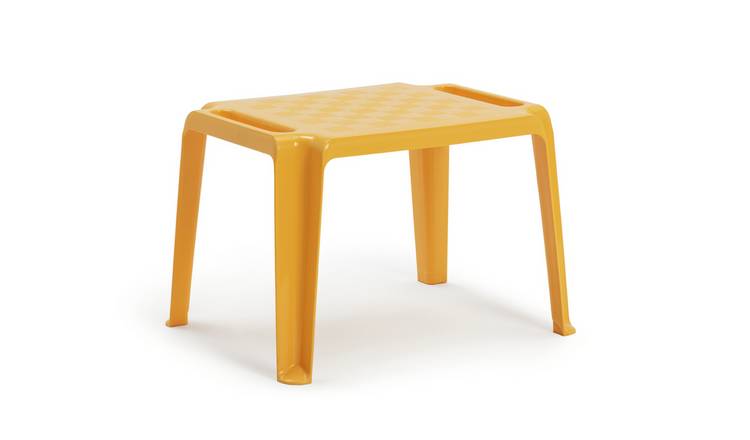 Argos childrens plastic table and online chairs