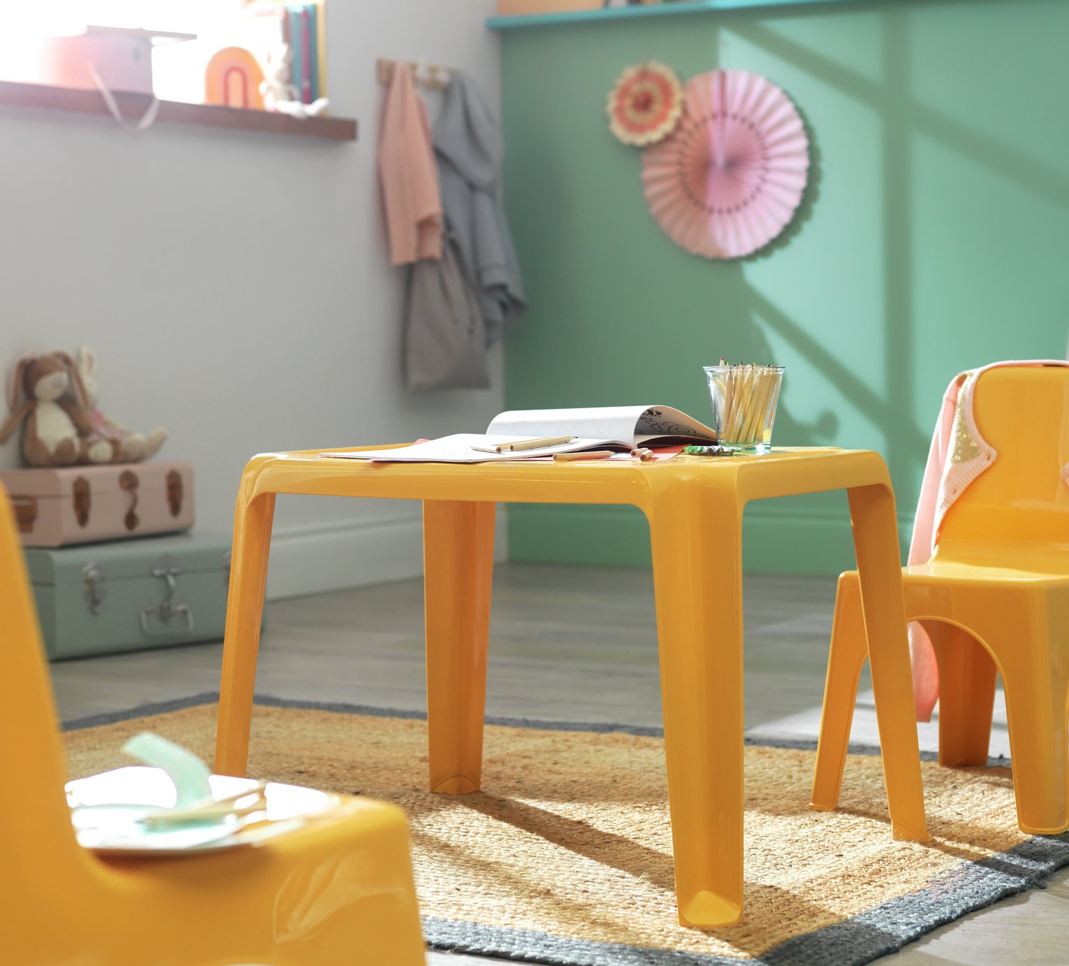 Bica Kids Yellow Plastic Table