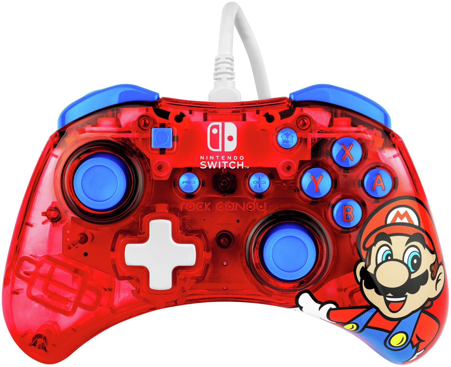 PDP Rock Candy Nintendo Switch Wired Controller - Mario