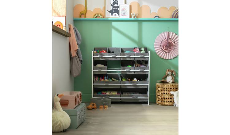Buy Argos Home 4 Tier Basket Storage Unit - Grey, Toy boxes