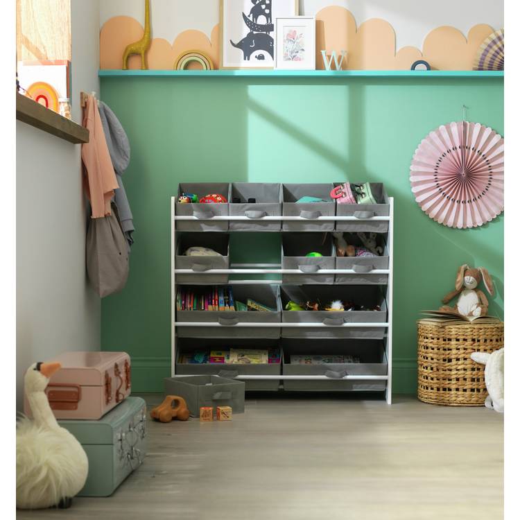 Argos Home 4 Tier Basket Storage Unit - Grey 0