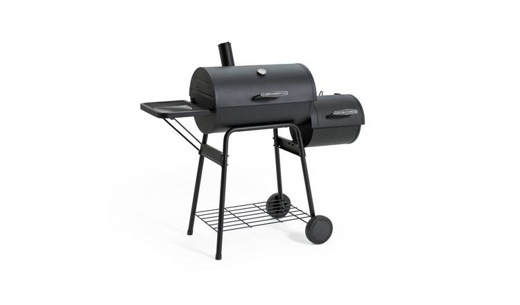 Buy Argos Home Drum Charcoal BBQ with Smoker Barbecues Argos