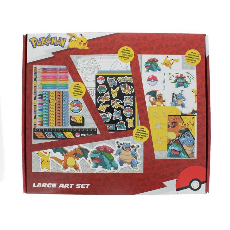 Pokemon Large Art Colouring Set 0
