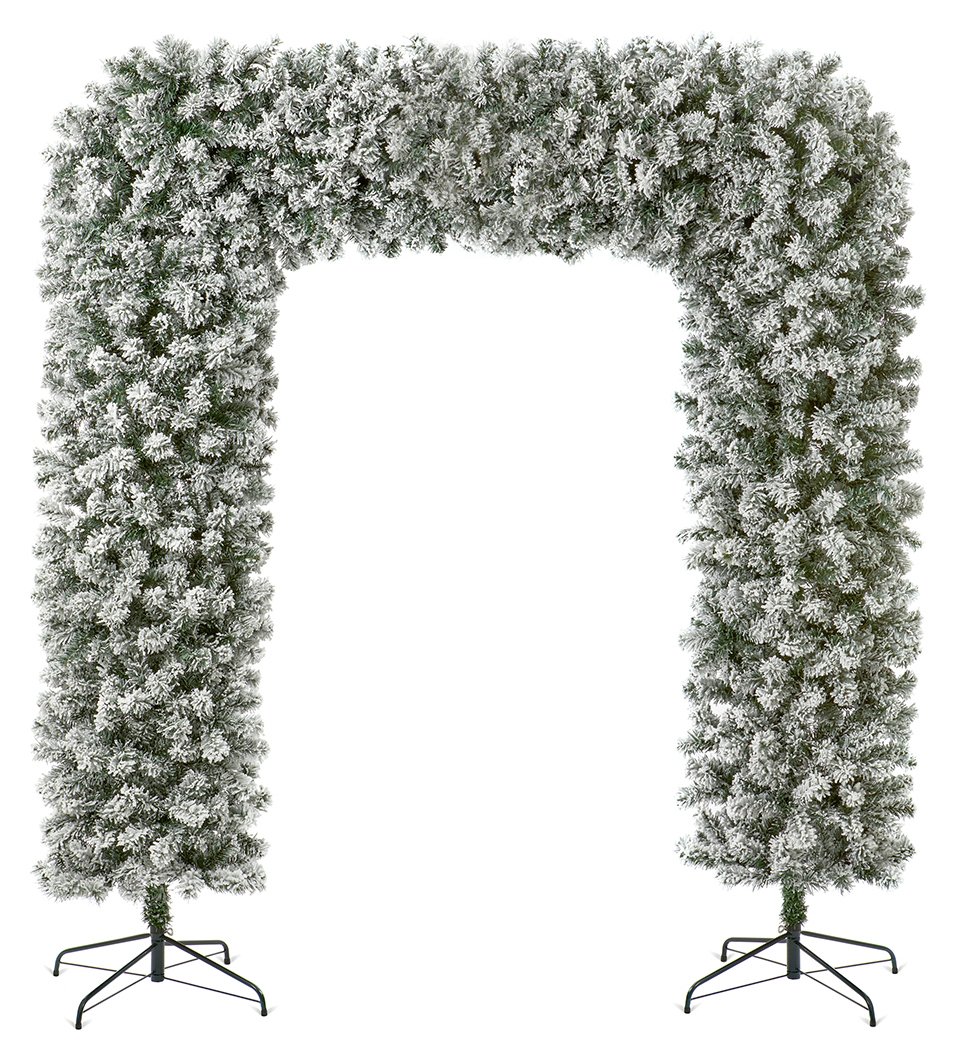 Premier Decorations 8ft Snowy Arch Christmas Tree