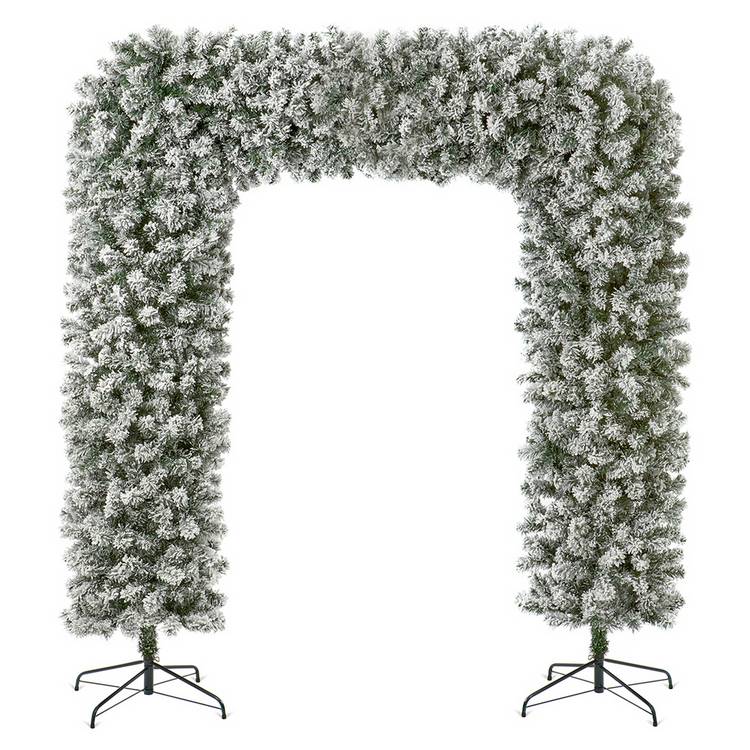 Premier Decorations 8ft Snowy Arch Christmas Tree 0
