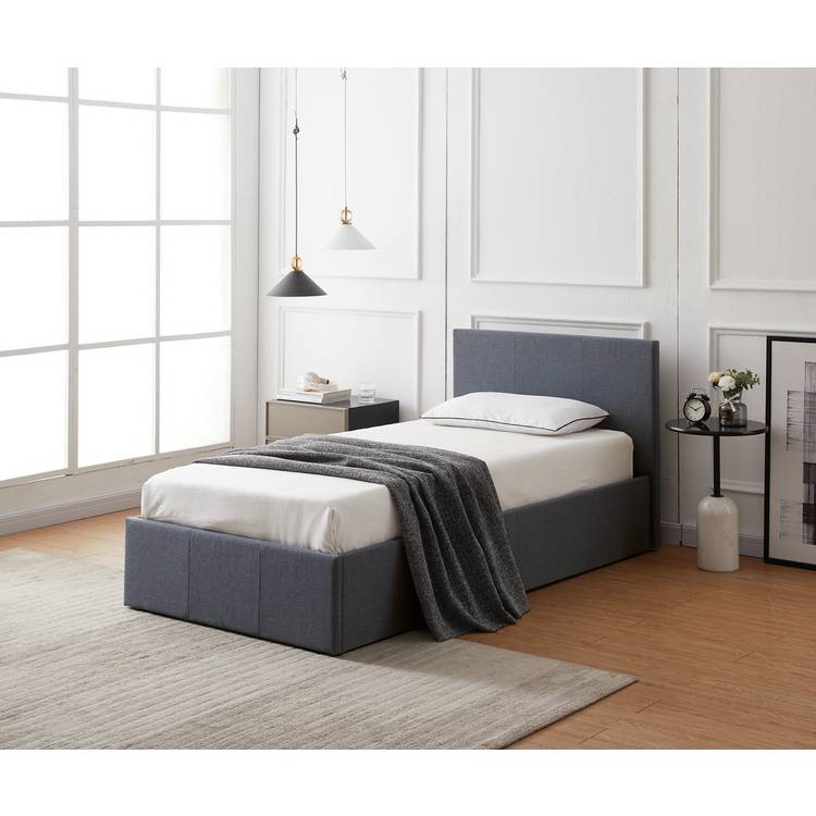 Argos Home Heathdon Single Ottoman Bed Frame - Grey 0