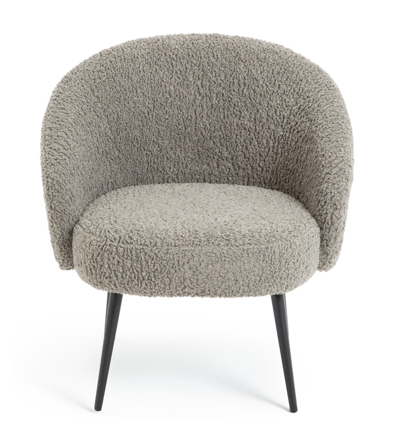 Habitat Ash Boucle Accent Chair - Grey