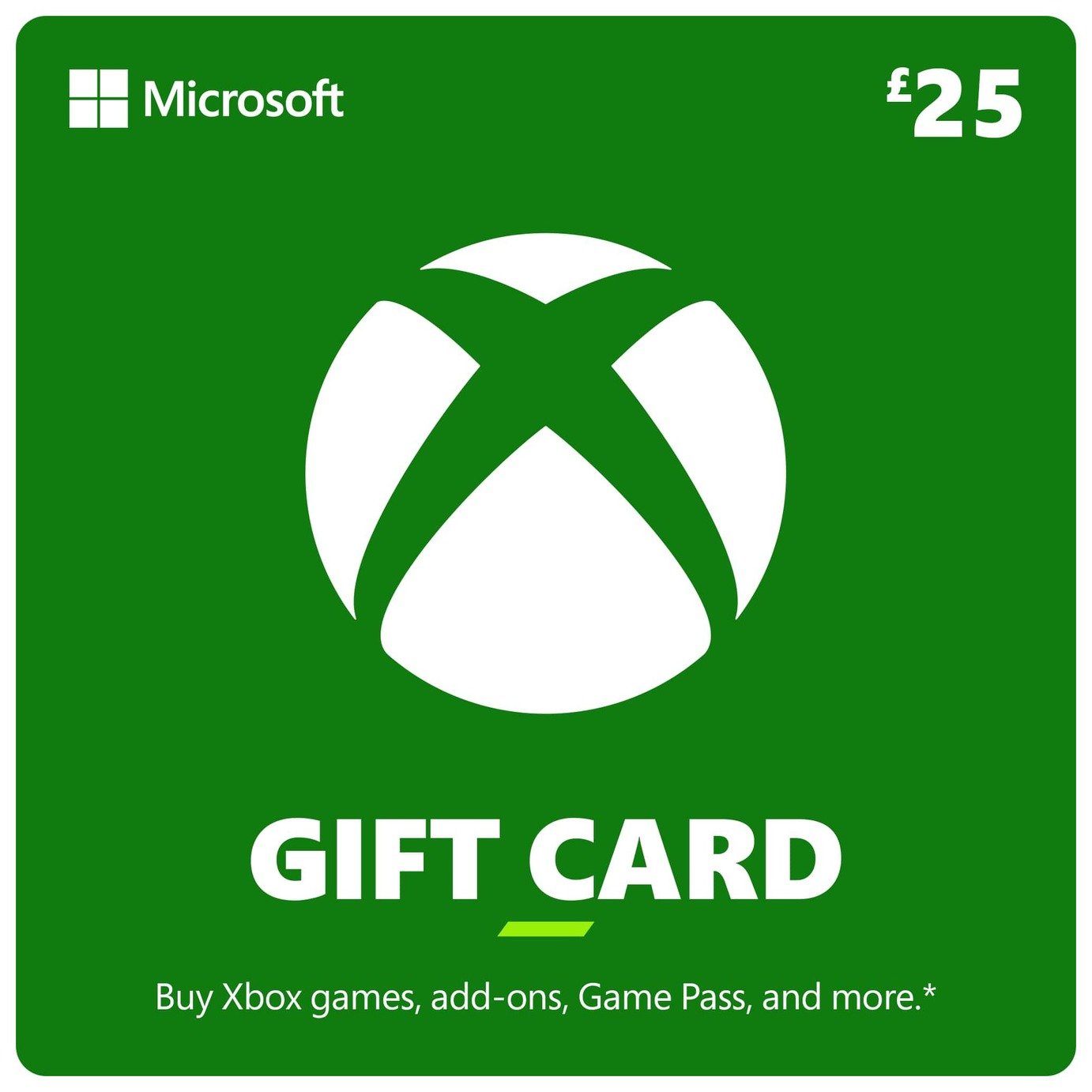 Xbox Live 25 GBP Gift Card