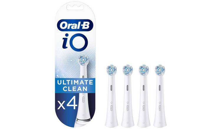 Buy Oral-B iO White Electric Toothbrush Heads - 4 Pack, Toothbrush heads