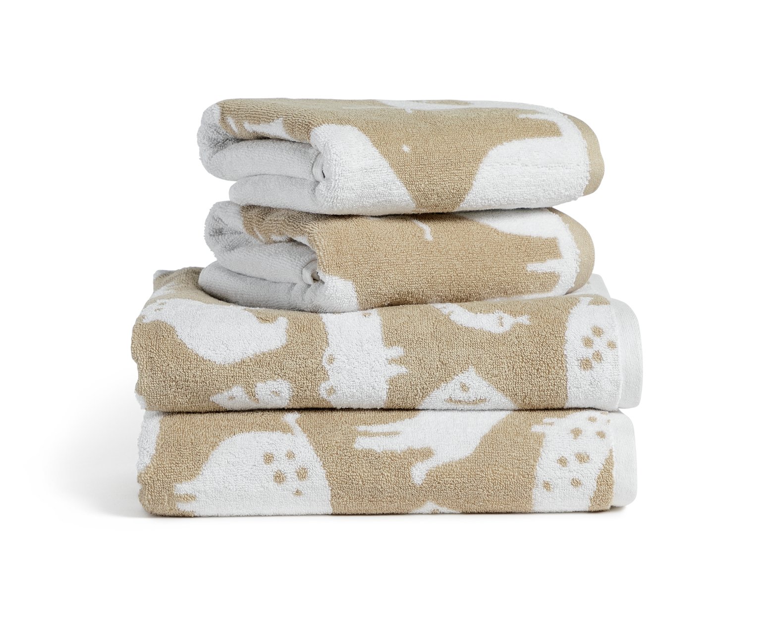 Habitat Kids 4 Piece Towel Bale - Neutral 