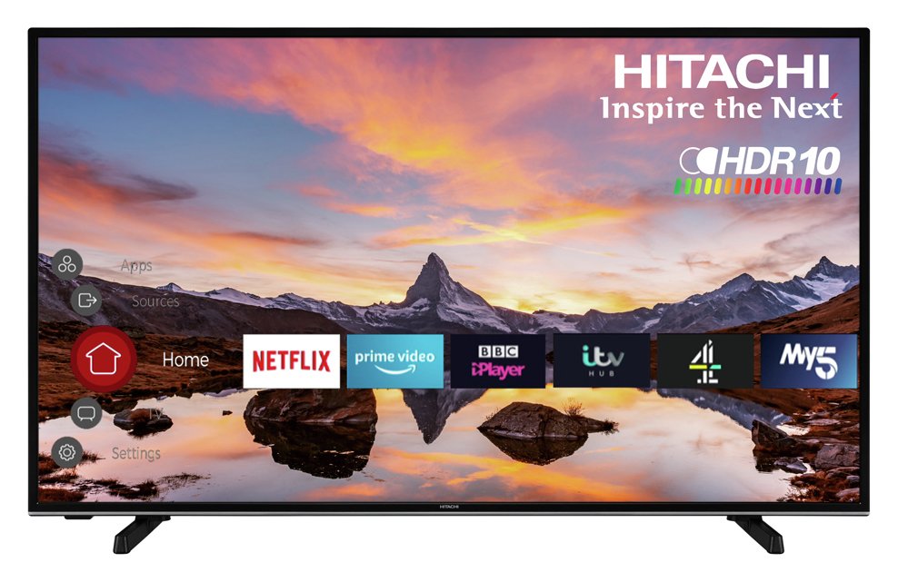 Hitachi 50 Inch 50HK6200U 4K UHD HDR LED Freeview TV