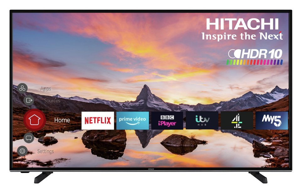 Hitachi 55 Inch 55HK6200U Smart 4K UHD HDR LED Freeview TV