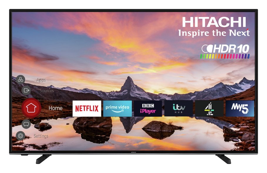 Hitachi 58 Inch 58HK6200U Smart 4K UHD HDR LED Freeview TV