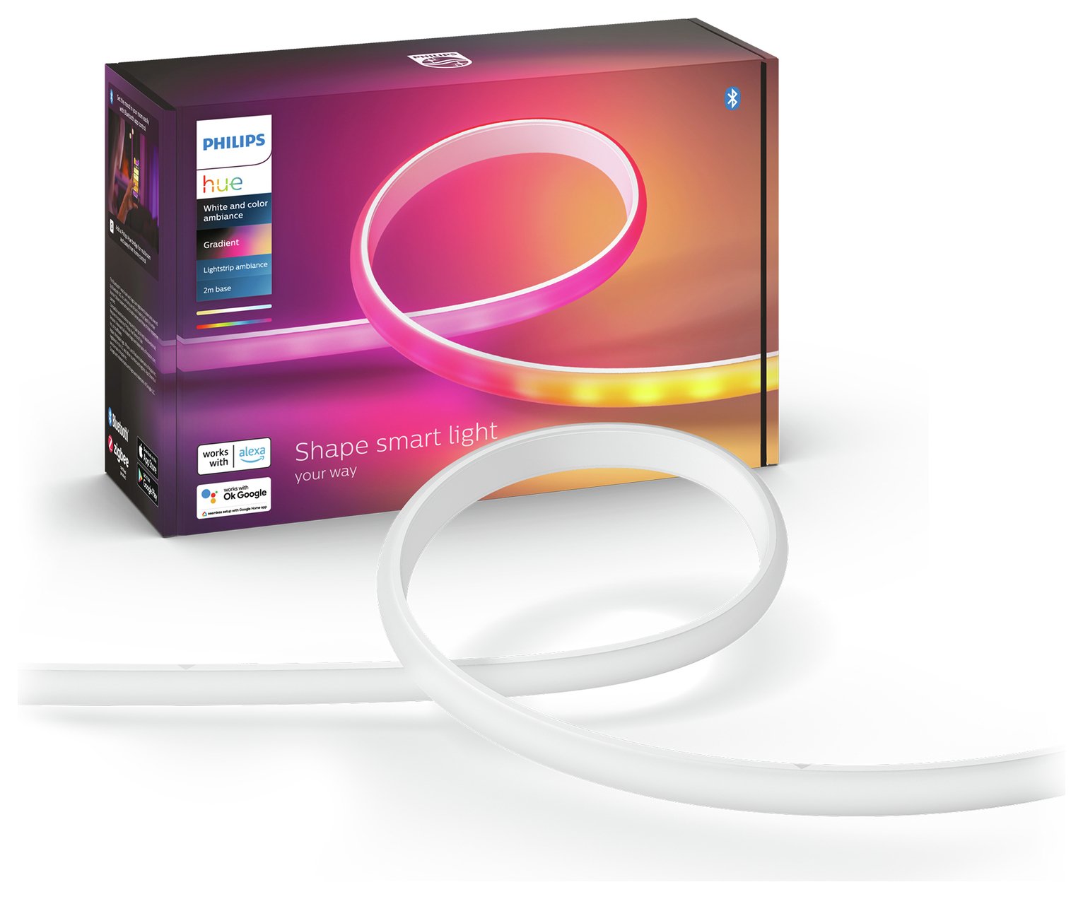 Philips Hue Gradient Indoor Smart Lightstrip 1m Extension 