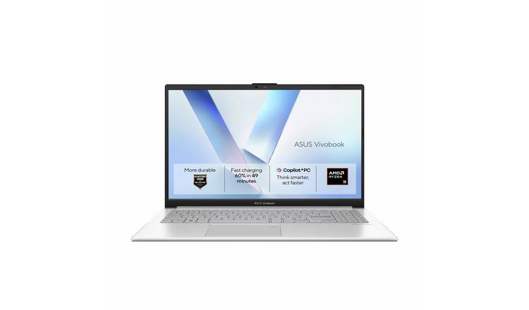 ASUS Vivobook Go 15in R3 8GB 256GB Laptop - Silver