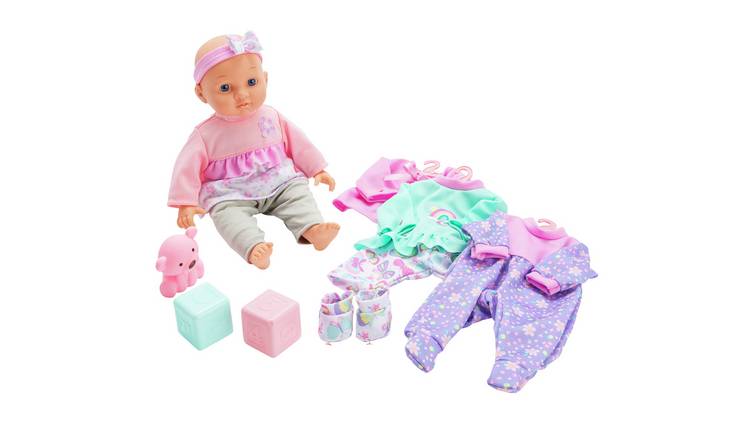 Chad Valley Babies to Love dolls Backpack & 7 piece accessories outfit,dummy 