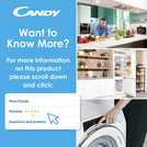 Buy Candy CSE C10LF-80 10KG Condenser Tumble Dryer - White, Tumble dryers