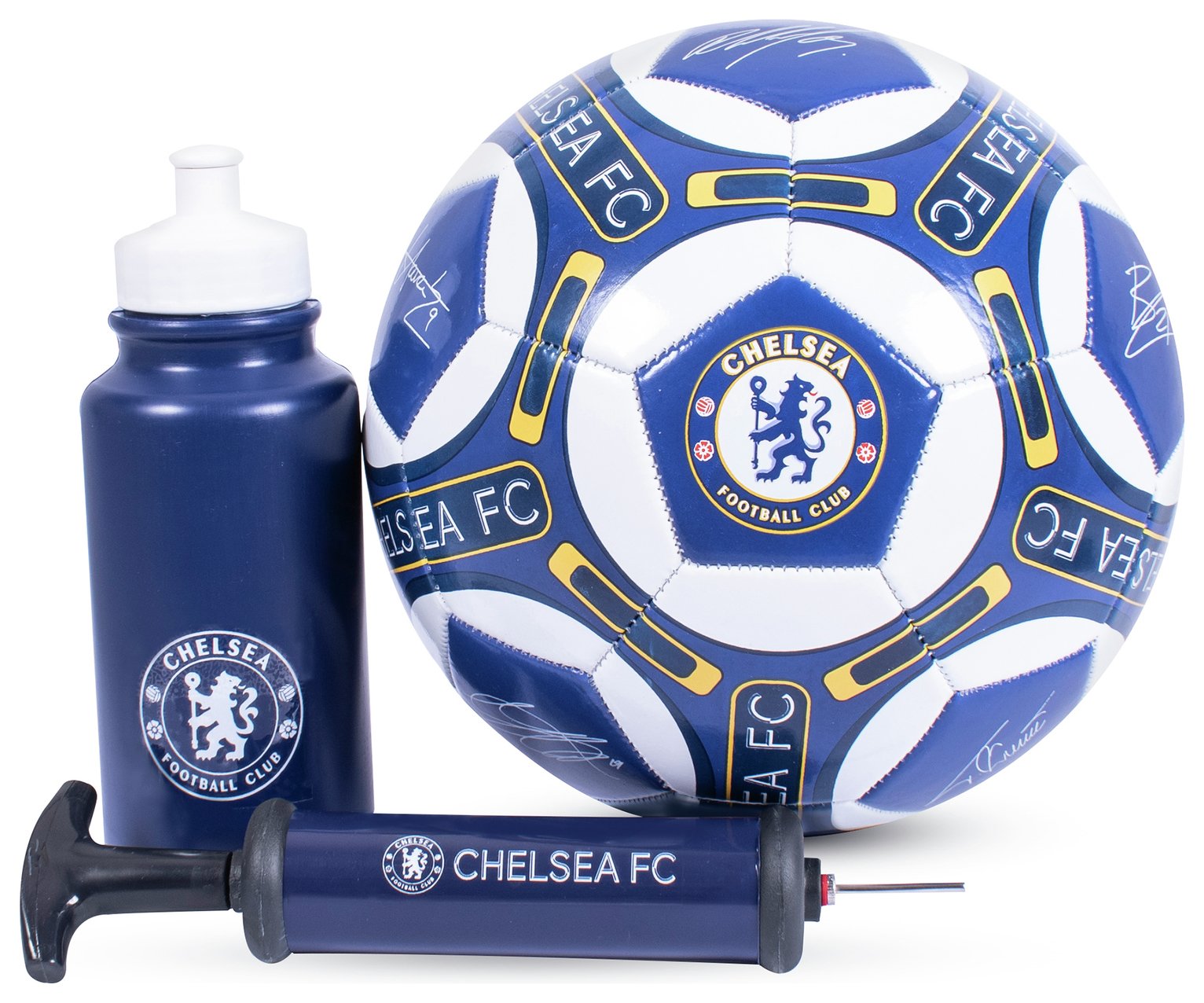 Chelsea FC Size 5 Football Gift Set - White