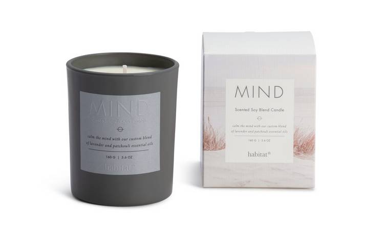 Habitat Mind Medium Boxed Candle - Lavender & Patchouli 
