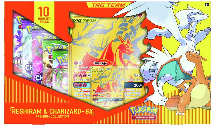 Buy The Pokemon Tcg Reshiram And Charizard Trading Card Trading Cards And Card Games Argos