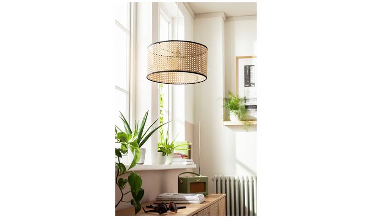 Argos deals silver lampshade