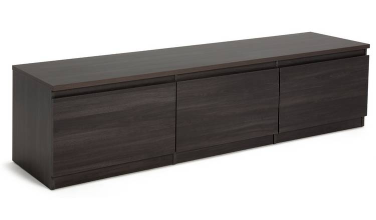 3-in-1 Insignia Dark Brown TV Stand