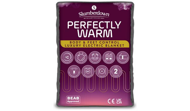 Slumberdown Perfectly Warm Luxury Electric Blanket-Double