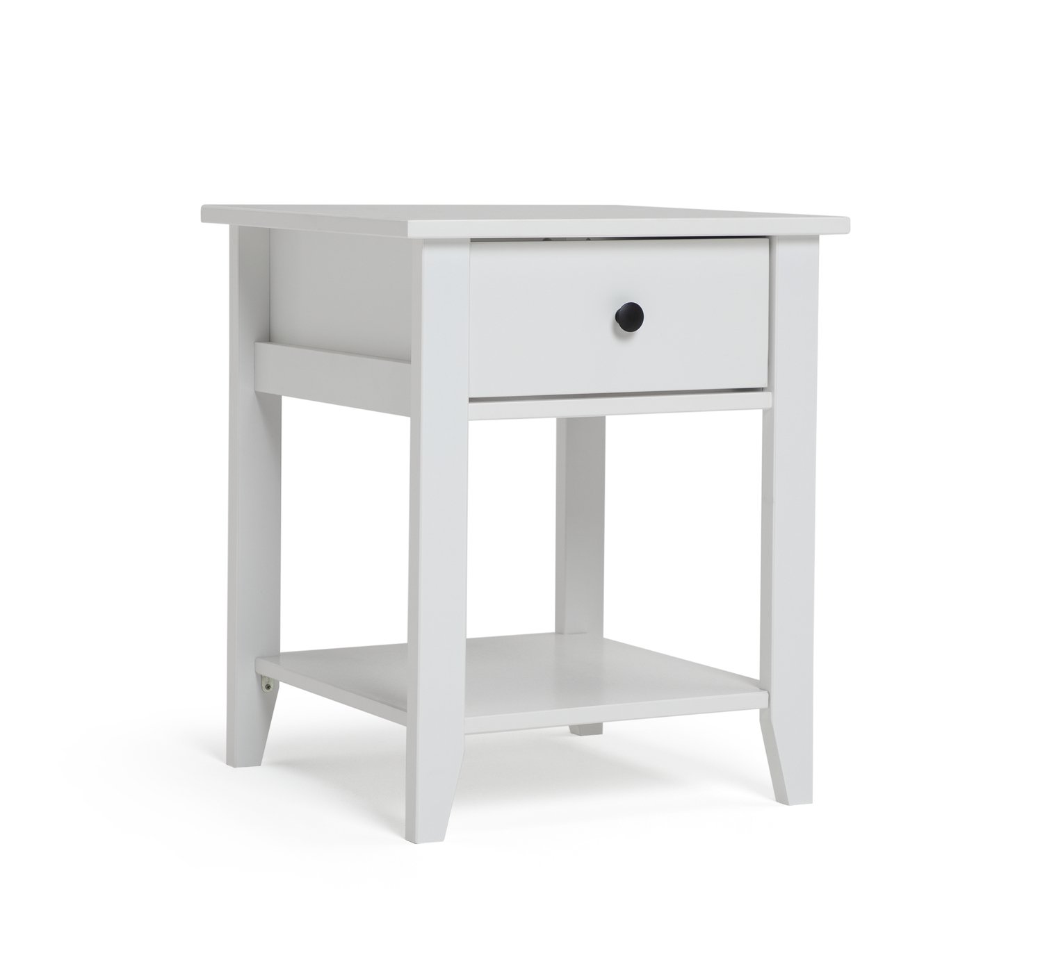 Habitat Minato 1 Drawer Side Table - White