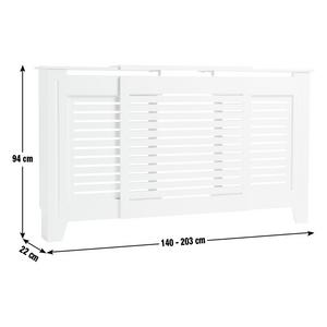 Buy Argos Home Austin Extendable Radiator Cover - White | Radiator ...