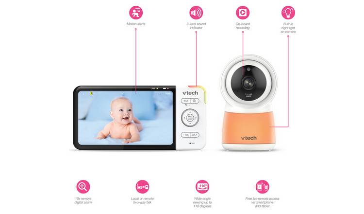 Buy Vtech Rm5754hd Smart Video Monitor Baby Monitors Argos