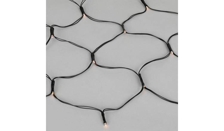 Habitat Warm White Solar LED Net Lights