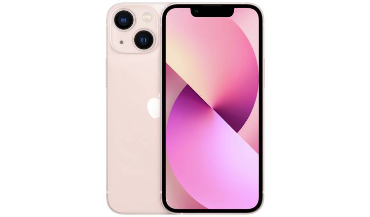 Buy SIM Free iPhone 13 mini 5G 128GB Mobile Phone - Pink | SIM free phones  | Argos