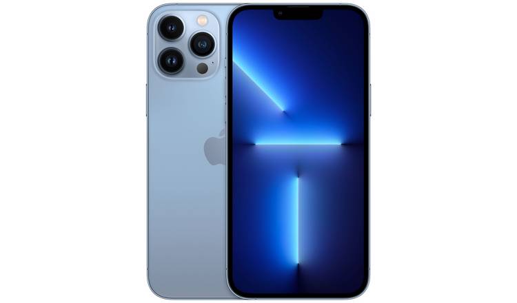 Buy Sim Free Iphone 13 Pro Max 5g 256gb Mobile Phone Sierra Blue Sim Free Phones Argos