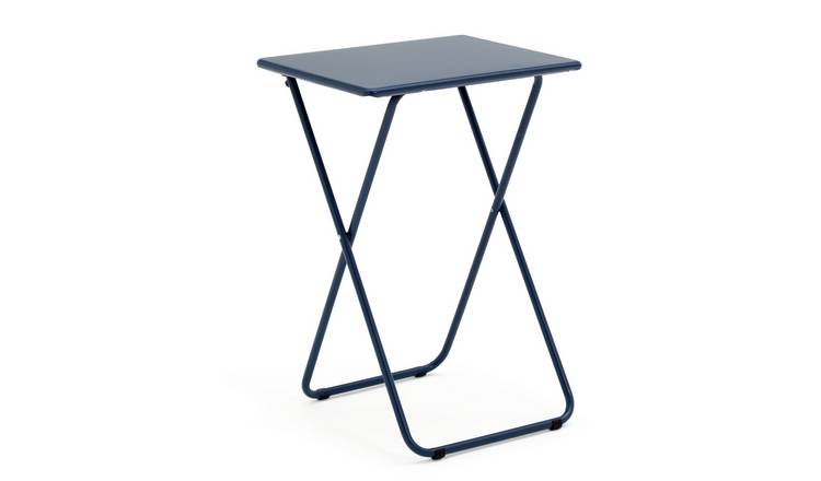 Habitat Airo Metal Folding Table - Blue