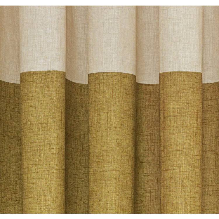 Habitat Plain Header Lined Eyelet Curtains - Natural 0