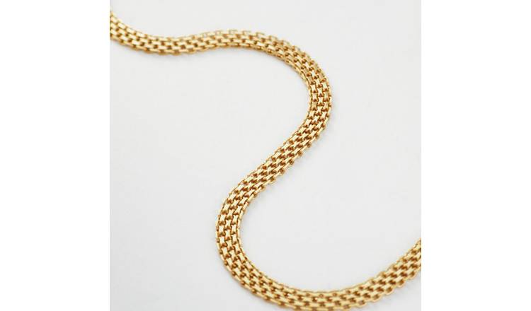 Revere Yellow Gold Plated 925 Sterling Silver Bismark Necklace