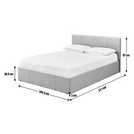 Buy Habitat Lavendon Kingsize End Opening Ottoman Bedframe-Black | Bed