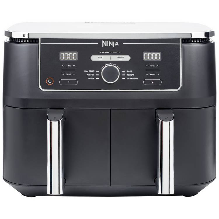 Ninja Foodi MAX Dual Zone AF400UK 9.5L Air Fryer - Black 0