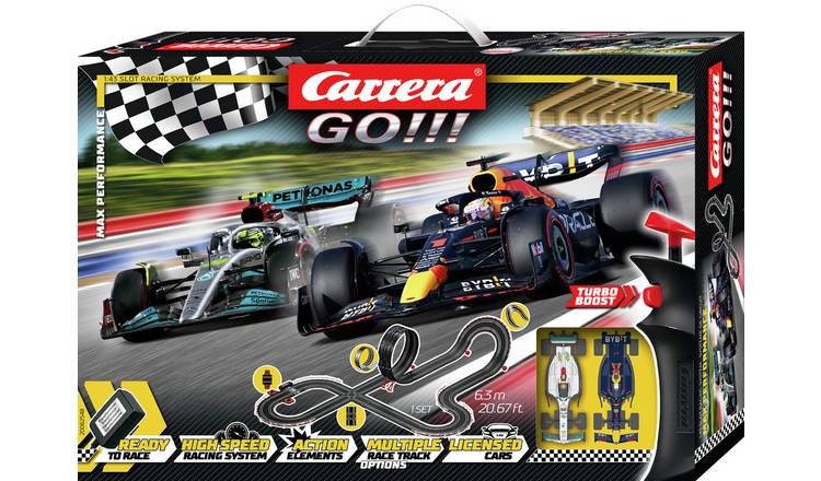 Buy Carrera GO!!! Max Performance 2022 F1 Slot Racing Set () | Toy cars  and trucks | Argos