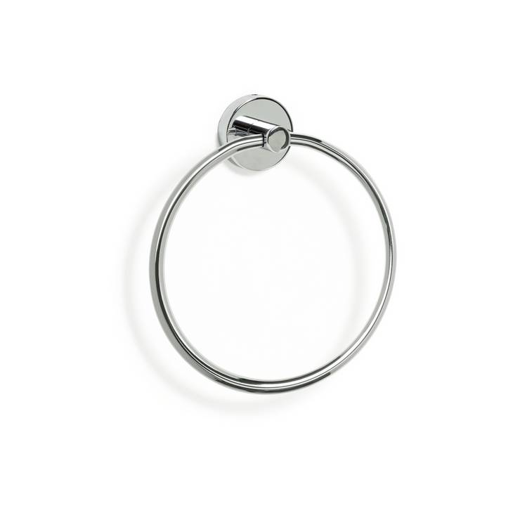 Habitat Wall Mounted Towel Ring - Chrome 0