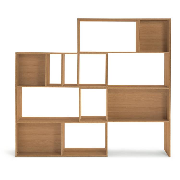 Habitat Extendable Wide Shelving Unit - Oak 0