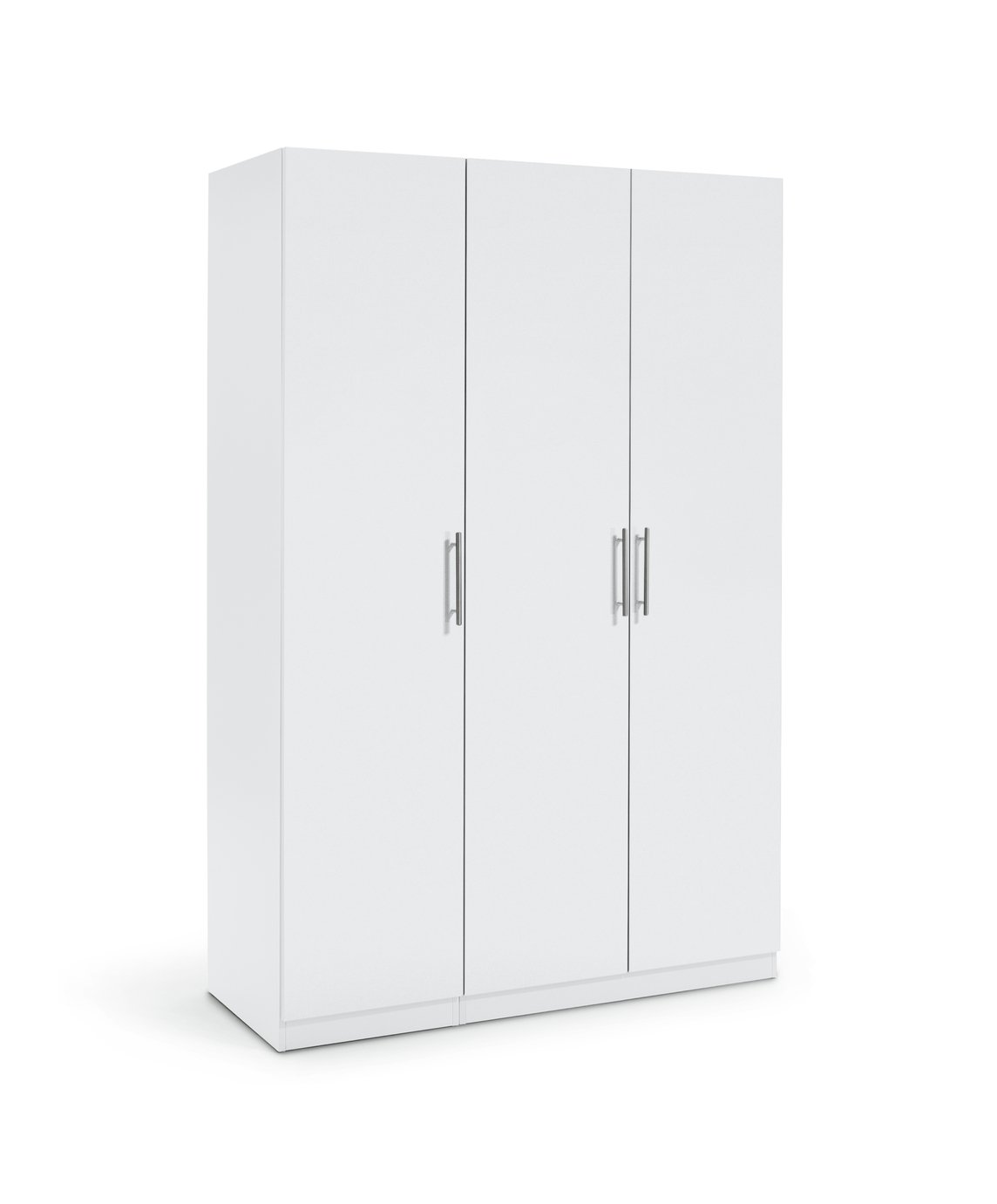 Habitat Munich 3 Door Wardrobe - White Gloss