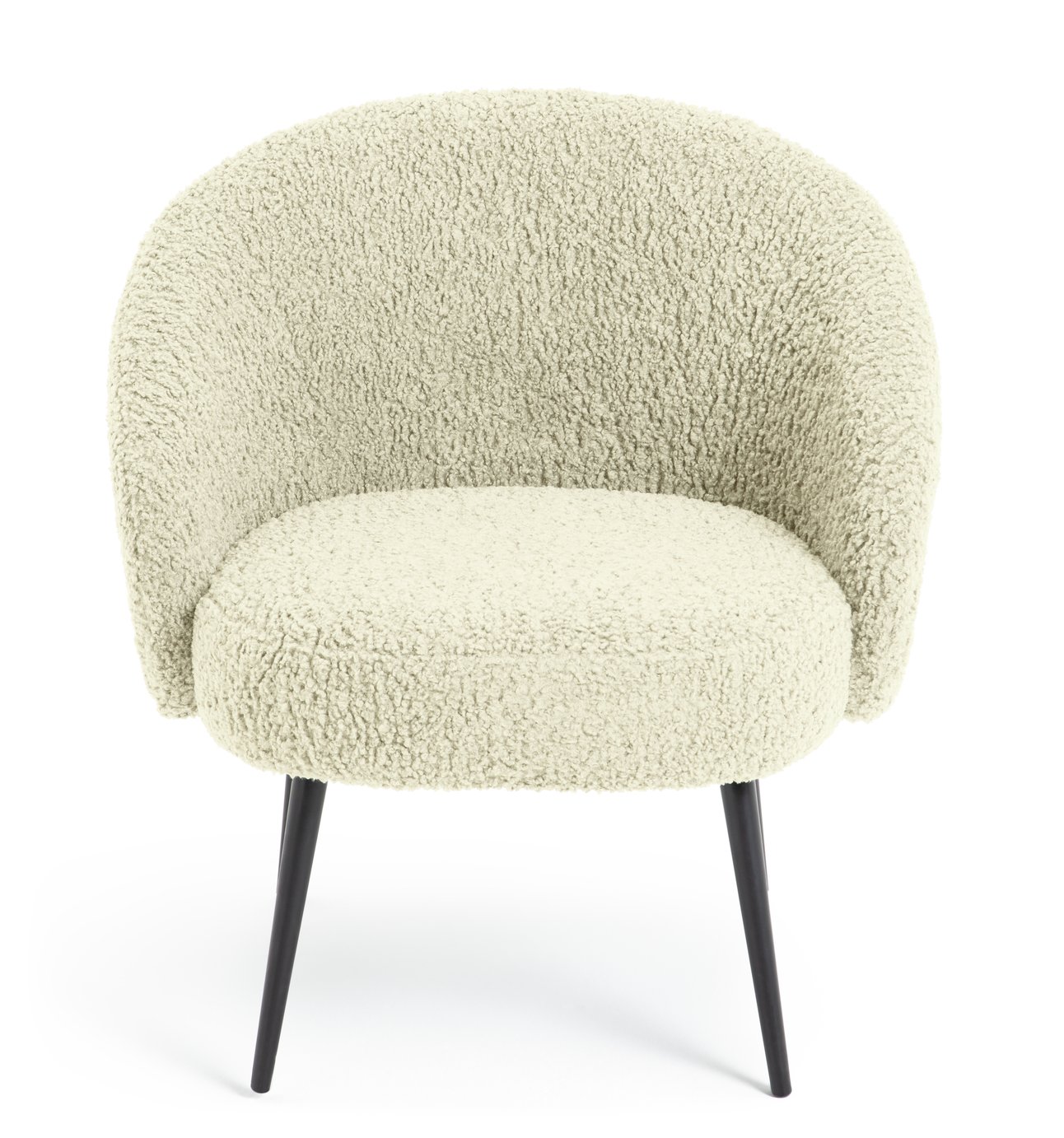 Habitat Ash Boucle Accent Chair - Cream