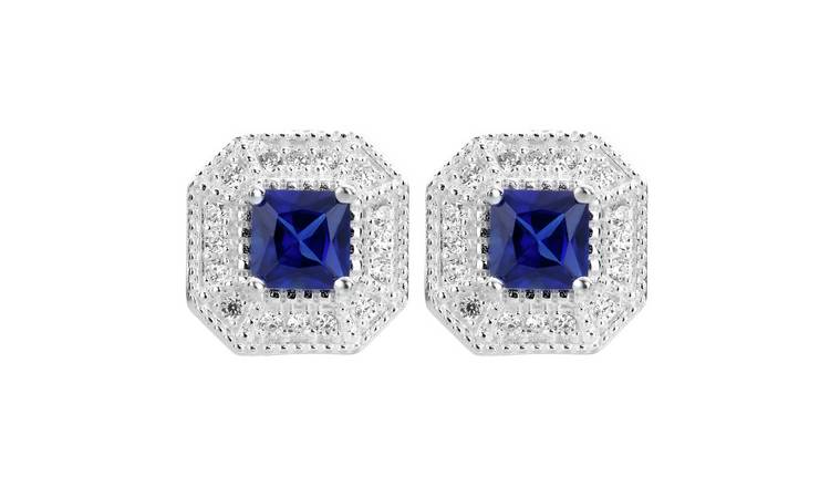 Argos shop sapphire earrings