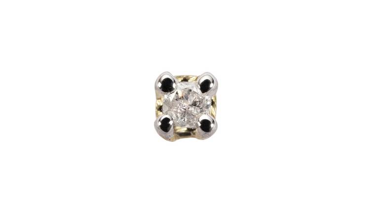 Argos diamond store nose stud