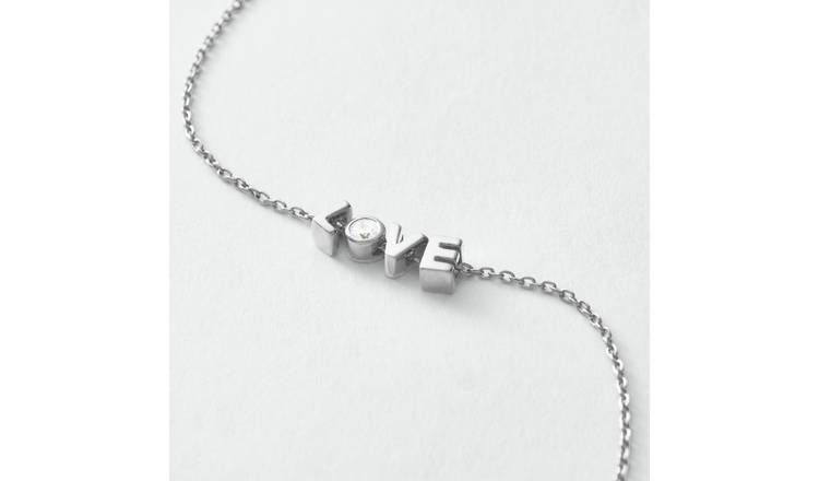 Revere Sterling Silver Love Pendant Necklace
