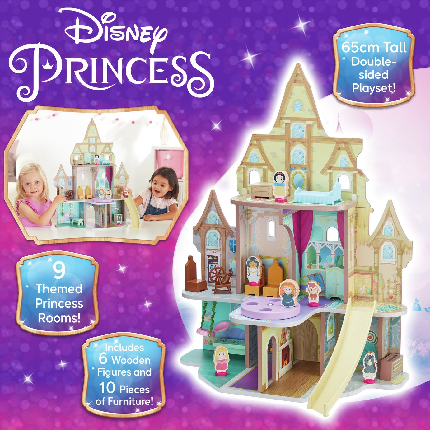 disney princess wooden castle