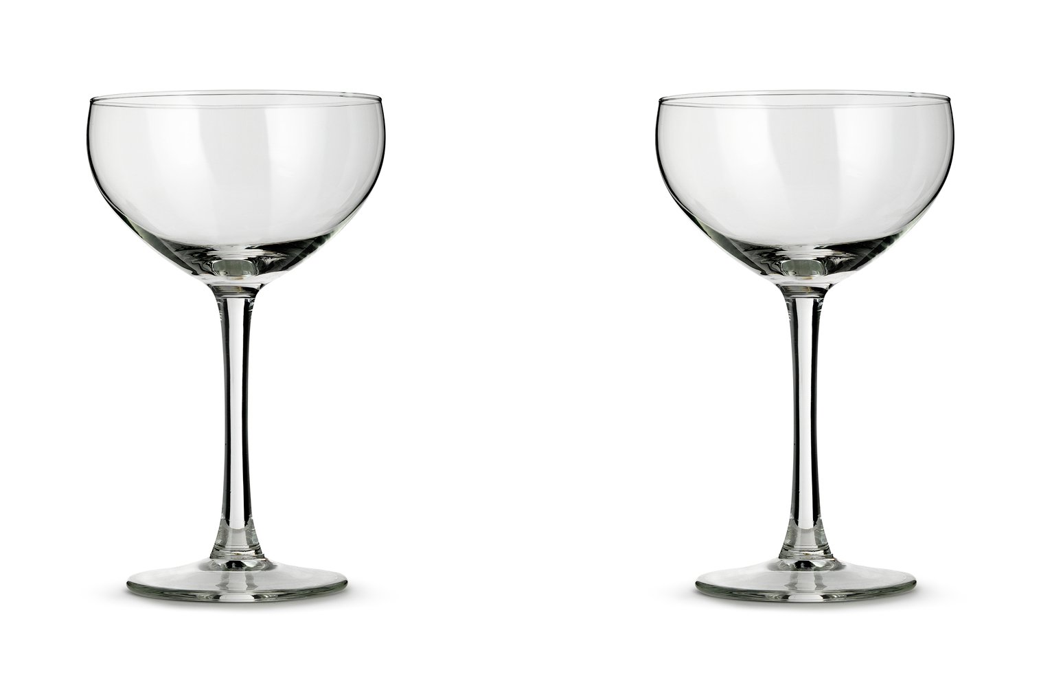 Habitat Portofino Set of 2 Champagne Coupe Glasses