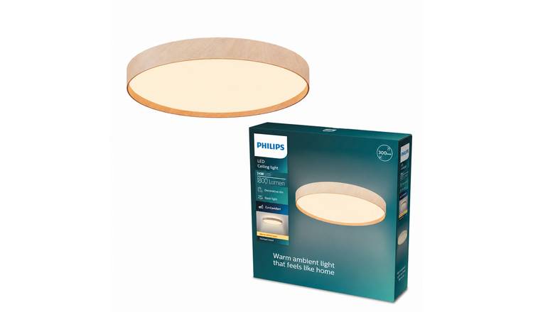 Philips Stylique 24W Metal LED Ceiling Light - Natural